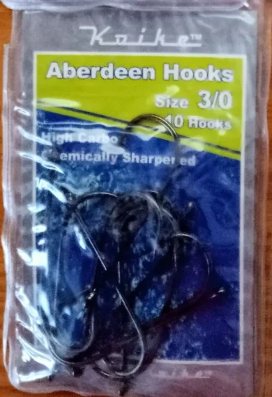 Koike 3/0 Aberdeen hooks